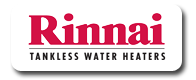 Rinnai tankless water heaters